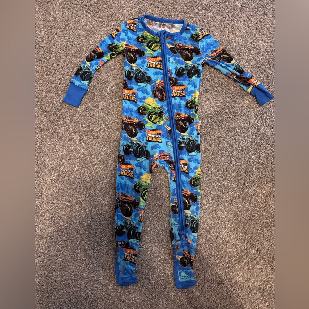 Posh Peanut Monster Trucks Pjs